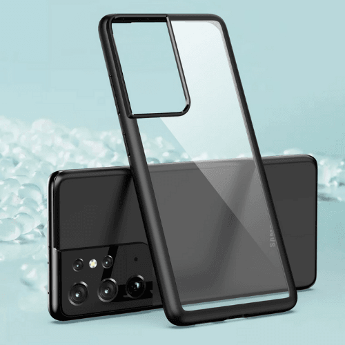 Galaxy S21 Ultra Silicone Hybrid Shockproof Transparent Case