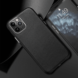 iPhone 11 Leather Case Genuine Hard Back Cover - Casekart