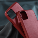 iPhone 11 Leather Case Genuine Hard Back Cover - Casekart