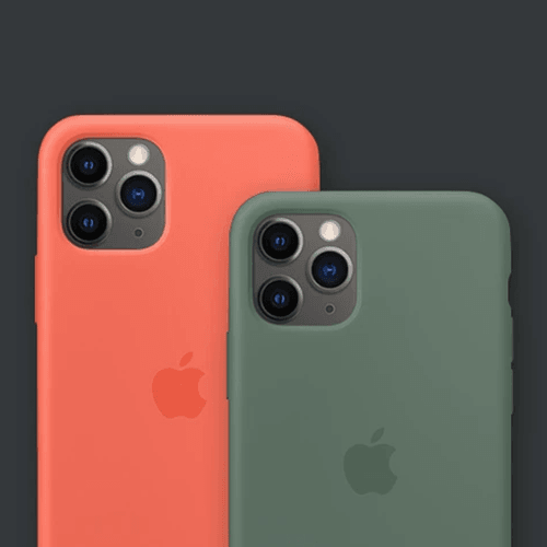 iPhone 11 Pro Max Silicone Case Original Logo Back Cover