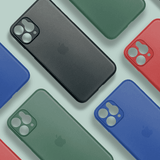 iPhone 11 Pro Max Super Thin Case Matte Paper Back Cover
