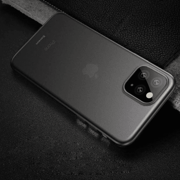iPhone 11 Pro Max Super Thin Case Matte Paper Back Cover