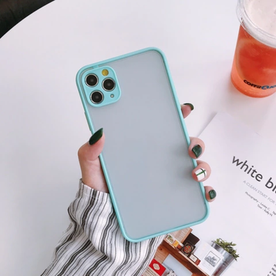 Transparent Matte  Case Cover for iPhone XR