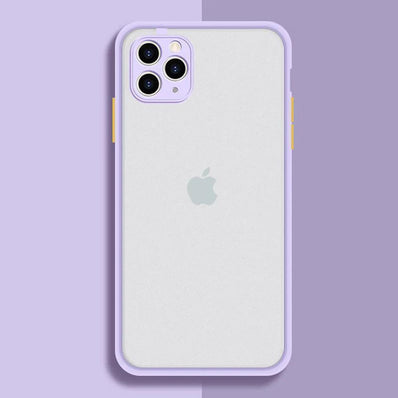 Transparent Matte  Case Cover for iPhone XR
