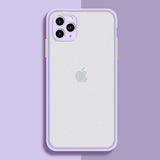 Transparent Matte  Case Cover for iPhone XR