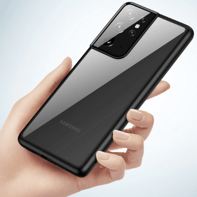 Galaxy S21 Ultra Silicone Hybrid Shockproof Transparent Case