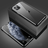 iPhone 11 Magnetic Case Electronic Auto-Fit Glass Back Cover - Casekart