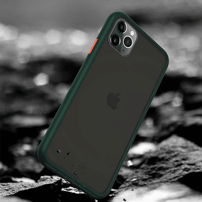 iPhone 11 Pro Bumper Case Smoke Frosted Back Cover
