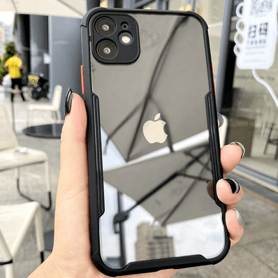iPhone 11 Pro Bumper Case Transparent Camera Protection Back Cover