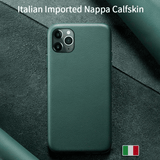 iPhone 11 Pro Leather Case Genuine Hard Back Cover