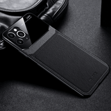 iPhone 11 Pro Leather Lens Case Hybrid Hard Back Cover
