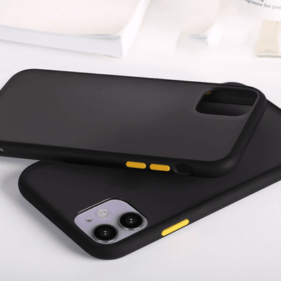 iPhone 11 Pro Max Bumper Case Smoke Frosted Back Cover