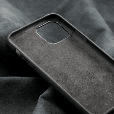 iPhone 11 Pro Max Leather Case Genuine Hard Back Cover