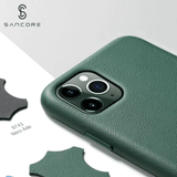 iPhone 11 Pro Max Leather Case Genuine Hard Back Cover