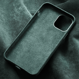 iPhone 11 Pro Suede Leather Case Genuine Hard Back Cover