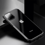 iPhone 11 Pro Transparent Case Electroplating TPU Back Cover