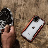 iPhone 11 X-Doria Defense Shield Transparent Bumper Protective Case Back Cover - Red