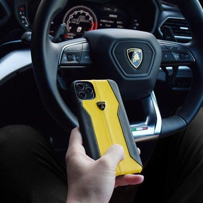 iPhone 12 Lamborghini Huracan D1 Leather Cover