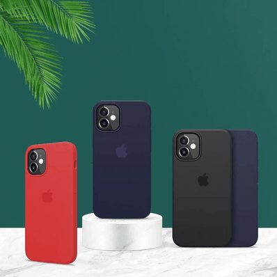 iPhone 12 Mini Silicone Case Original Logo Back Cover