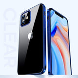 iPhone 12 Mini Transparent Case Electroplating Glitter Back Cover