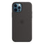 iPhone 12 Official Silicone Cover with MagSafe Support - Midnight Black