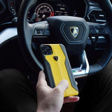 iPhone 12 Pro Max Lamborghini Huracan D1 Leather Cover