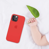 iPhone 12 Pro Max Silicone Case Original Logo Back Cover