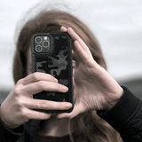 iPhone 12 Pro Nillkin Leather Case Military Pattern Cloth Cover