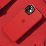 iPhone 12 Silicone Case Original Logo Back Cover - Casekart