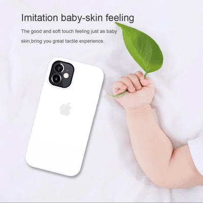 iPhone 12 Silicone Case Original Logo Back Cover