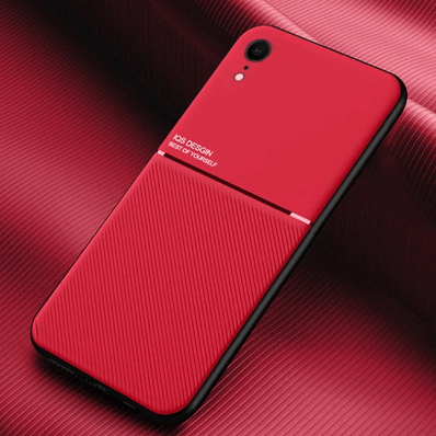 iPhone Xr Carbon Fiber Twill Pattern Soft TPU Back Cover - Casekart