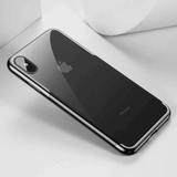 iPhone Xs Max Electroplating TPU Transparent Case - Casekart