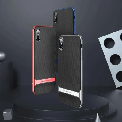 iPhone Xs Max Hybrid Silicone Case Back Cover