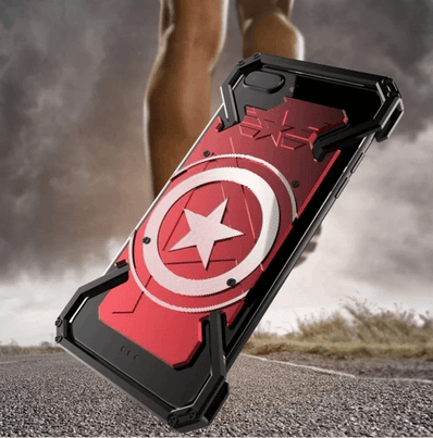iPhone X/Xs Captain America Metal Aluminium Case