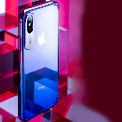 iPhone X/Xs Gradient Aluminium Alloy Glaze Series Case