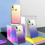iPhone X/Xs Gradient Aluminium Alloy Glaze Series Case Pink