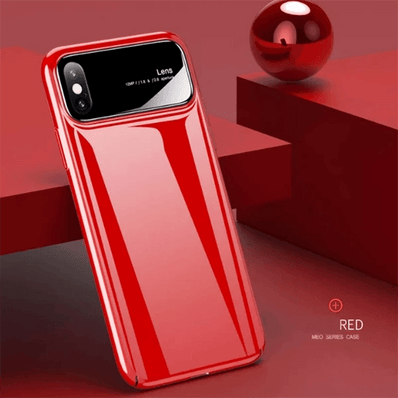 iPhone X/Xs Polarized Lens Case - Glossy Series Red