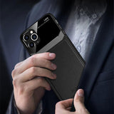 iPhone 12Pro Genuine Leather With Mirror Finish Luxury Case Cover