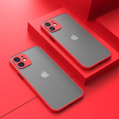 Luxury Silicone Shockproof Matte Phone Case For iPhone 11 12 Pro Max